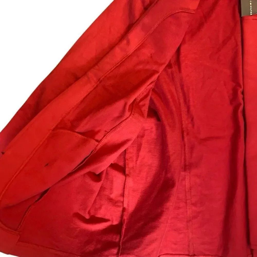NWT Tommy Hilfiger size 2XL women's red open front blazer jacket - Picture 4 of 6